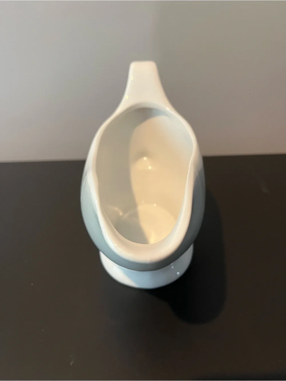 Cordon Bleu Ceramic Gravy Boat White Glossy Oval Microwave Dishwasher Oven Safe